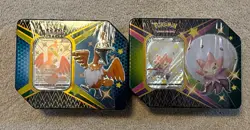 Lot Of 2 - Pokemon TCG Shining Fates Tin Cramorant V / Eldegoss V Factory Sealed 820650829505 - Image 1