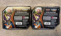 Lot Of 2 - Pokemon TCG Shining Fates Tin Cramorant V / Eldegoss V Factory Sealed 820650829505 - Image 2