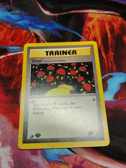 Pokemon TCG Sleep! Team Rocket 79 Regular 1st Edition Common - Image 1
