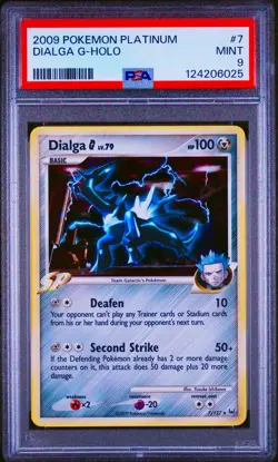 Dialga G 7/127 Platinum Holo Pokemon 2009 PSA 9 - Image 1