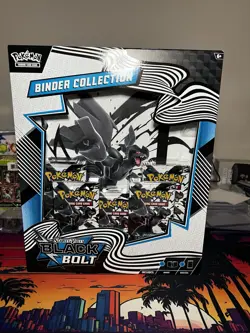 Pokemon TCG Scarlet & Violet Black Bolt Binder Collection Box New & Sealed - Image 1