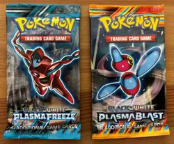 Pokemon TCG Plasma Freeze (Deoxys) Plasma Blast (Porygon-Z) Sealed Booster Packs - Image 1
