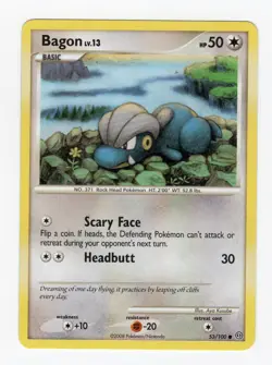 2008 Pokemon Shelgon 50/100 & Bagon 53/100 Diamond & Pearl Stormfront LP - Image 4