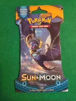 2017 Pokemon TCG Sun and Moon Base Set Booster Pack NEW SEALED BLISTER - Image 1