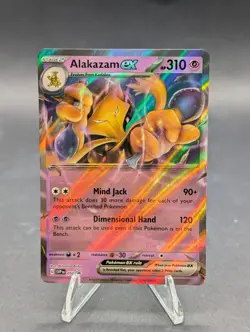 Alakazam ex (No Star Error Pattern) Pokemon BLACK STAR Promo #050 Holo 151 - Image 1