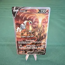 Pokemon Entei V Ultra Rare Full Art Holo GG36/GG70 Crown Zenith - Image 1