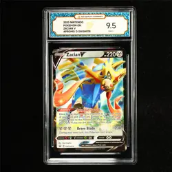 TQG 9.5 MINT+ 2020 Pokemon ENG Zacian V SWSH018 Promo - Image 2