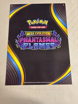 POKEMON MARKETING KIT MIXED LOT OF SIGNS AND BANNERS (PHANTASMAL FLAMES/MORE) - Image 4