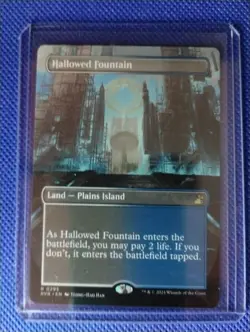 MTG Hallowed Fountain - Ravnica Remastered [Alternate Borderless *NorthernRoute* - Image 1