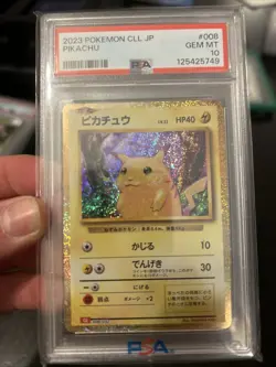 Pokemon TCG Pikachu classic collection Japanese psa 10 gem mint - Image 2