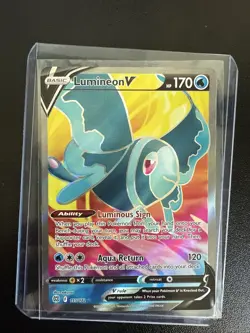 Lumineon V 155/172 Full Art Brilliant Stars Ultra Rare Pokemon TCG NM/Near Mint - Image 2