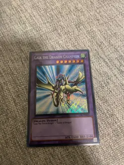 Gaia The Dragon Champion - LOB-EN125 - 25th Anniversary - Secret Rare - NM/VLP - Image 1