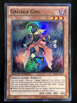 Yu-Gi-Oh! TCG Gagaga Girl Abyss Rising: Special Edition ABYR-ENSE1 Limited Super - Image 1