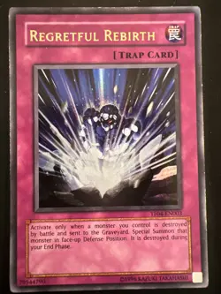 Yugioh - Regretful Rebirth TF04-EN003 Ultra Rare NM - Image 1