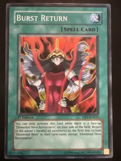 Yugioh Burst Return DP01-EN022 1st Edition Super Rare - Image 1