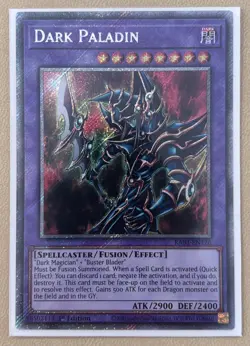 Dark Paladin RA03-EN126 Platinum Secret Rare 1st Ed - Image 1