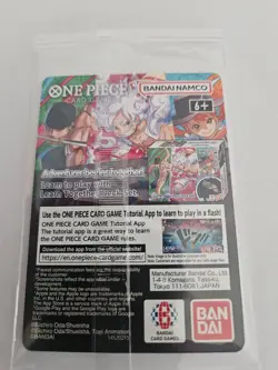 One Piece Monkey.D.Luffy College Basketball US Voyage P-055 Promo Card SEALED - Image 2