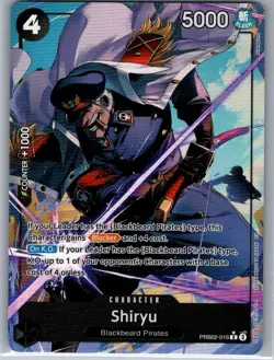 Shiryu (Alt Art) PRB02-015 English PRB02 - One Piece Card - NM - Image 1