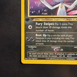 Pokemon Vintage First Edition Rare Sneasel Neo Genesis Card 25/111 WotC 2000 - Image 5