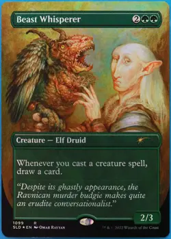 Beast Whisperer (Secret Lair Promo) FOIL NM MTG MAGIC CARD (513480) ABUGames - Image 1
