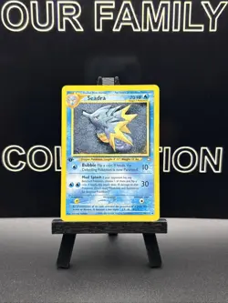 2000 Pokemon TCG Neo Genesis Seadra 1st Edition Uncommon Card 48/111 Regular MP - Image 1