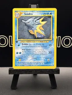 2000 Pokemon TCG Neo Genesis Seadra 1st Edition Uncommon Card 48/111 Regular MP - Image 2