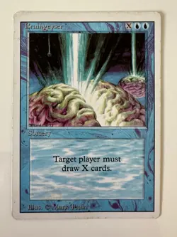 Braingeyser - Revised Edition MTG Magic the Gathering - Rare - Image 1