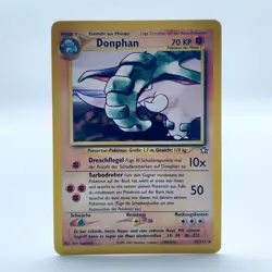 Pokemon TCG Karte - Donphan 21/111 Neo Genesis Rare Deutsch NM - Image 1