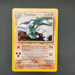 Pokemon TCG Karte - Donphan 21/111 Neo Genesis Rare Deutsch NM - Image 2