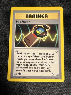 Pokemon Card - PokeGear Neo Genesis 88/111 1st Edition Rare LP - Image 1