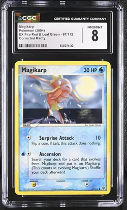 CGC 8 Magikarp 2004 EX Fire Red & Leaf Green 67/112 Pokemon Card - Image 1