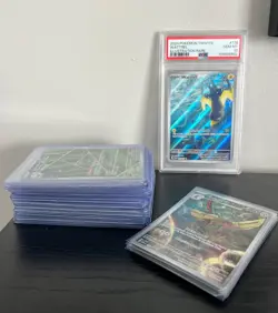 Pokemon 31 card lot + PSA 10 Wattrel illustration rare - Image 1