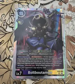 Digimon Card Game Boltboutamon EX8-064 SR Foil - Image 1