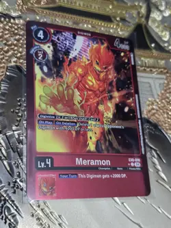 Digimon Card Game Meramon (Limited Foil) Common Chain of Liberation EX8-010 C - Image 1