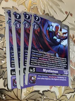 Digimon Card Game Playset Myotismon EX8-060 R Chain of Liberation - Image 1