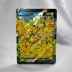 Pokemon TCG 25th Anniversary Celebrations Pikachu V-Union Oversize Promo Card d - Image 1