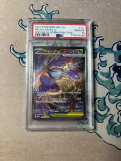 PSA 10 MEGA LATIAS ex 181/132 | Mega Evolution Full Art Graded Pokemon Card - Image 1