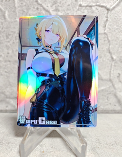 Evelyn ZZZ Trading Card Waifu Goddess Story Anime Girl holo Karte Manga Art - Image 1