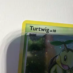 Pokemon TCG Turtwig Holo DP01 Promo Card 2007 Lv10 LP lightly played - Image 3