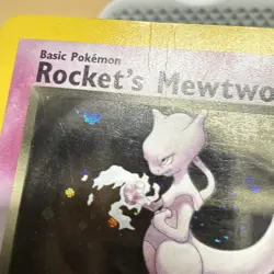 Rocket's Mewtwo 14/132 Holo Rare Gym Challenge Pokemon Card MP - Image 3