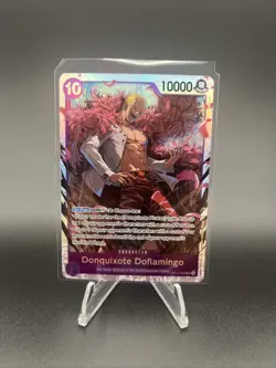 Donquixote Doflamingo OP14-069 Holo Super Rare One Piece TCG Game Card NM - Image 1