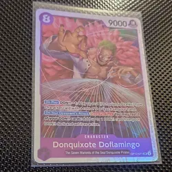 Bandai Donquixote Doflamingo OP10-071 9000 Attack 8 Cost One Piece Card - Image 1