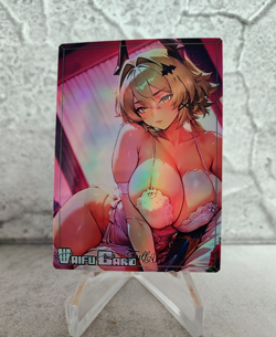 Caesar King ZZZ Trading Card Waifu Goddess Story Anime Girl holo Karte Manga Art - Image 1