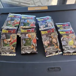 33 Vintage Dragon Ball Z World Games Saga Booster Pack New/Sealed Trade Cards - Image 1