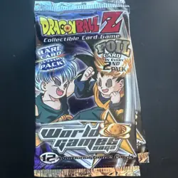 33 Vintage Dragon Ball Z World Games Saga Booster Pack New/Sealed Trade Cards - Image 4