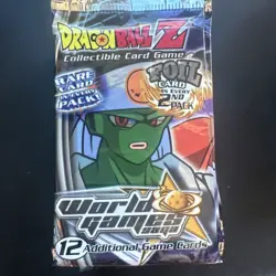 33 Vintage Dragon Ball Z World Games Saga Booster Pack New/Sealed Trade Cards - Image 5