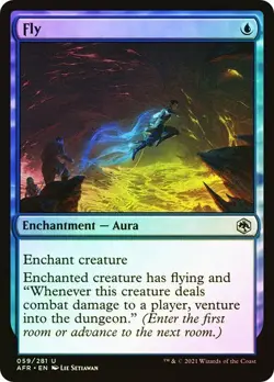 MTG - Fly - Foil - AFR - Magic the Gathering - Image 1