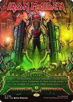 MTG - Iron Maiden - Rainbow Foil - Iron Maiden Secret Lair - Magic the Gathering - Image 1