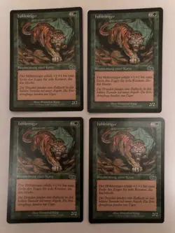 4x Mtg Urza’s Saga Hohlentiger EX/NM Magic Karte Magic The Gathering - Image 1