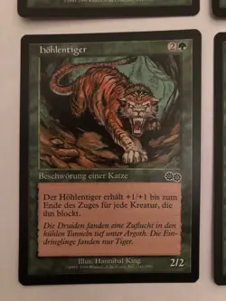 4x Mtg Urza’s Saga Hohlentiger EX/NM Magic Karte Magic The Gathering - Image 2